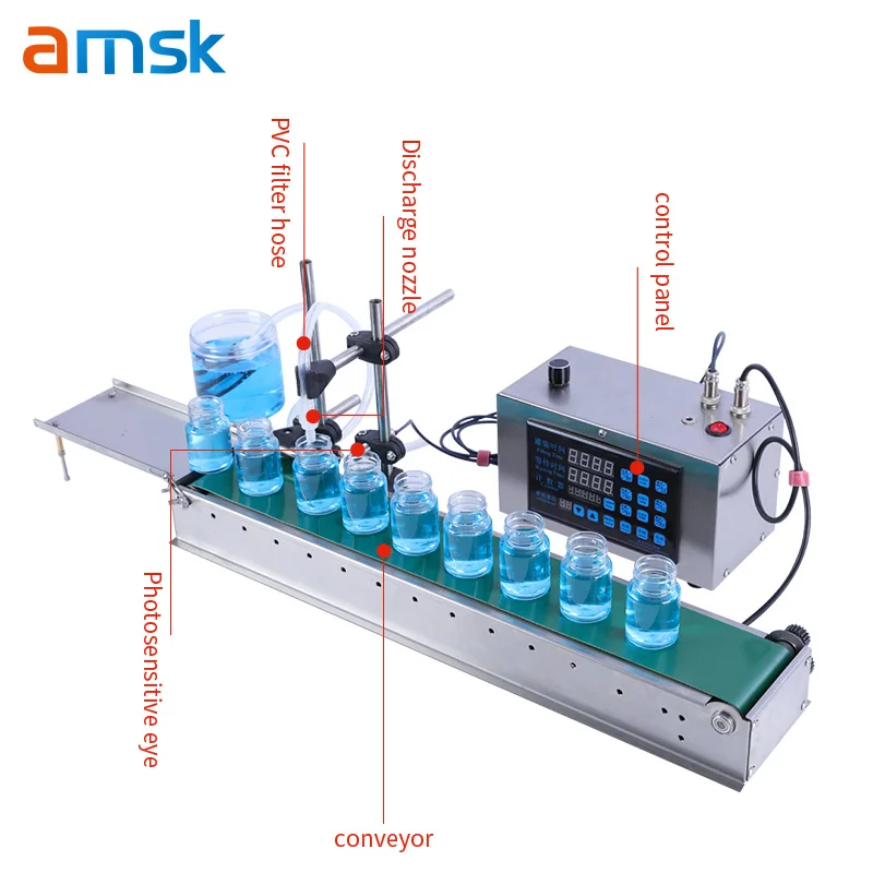 LSX-6000 High-speed Electric CNC Continuous Liquid Vial Filling Machine Wholesale Automatic Assembly Line Filling Machine