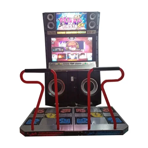 Commercial Grade 47-inch Dance Arcade Machine Dual Player Motion-Sensing Interactive Music Game for Business