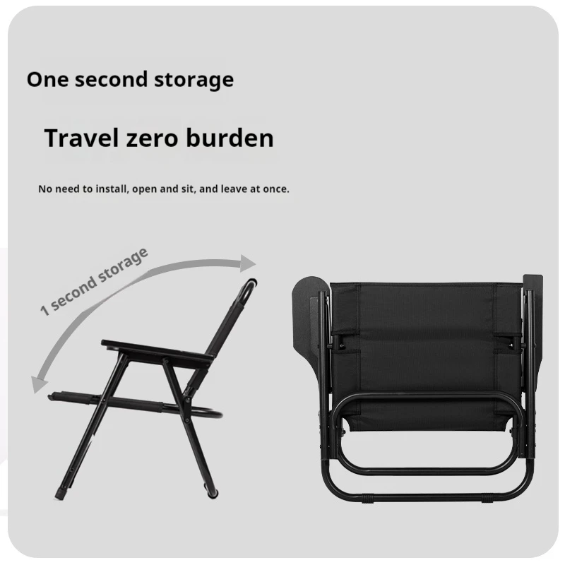 

Naturehike BLACKDOG Camping Chair Foldable Outdoor Portable FoldingChair 600D Oxford Cloth Iron Pipe Bracket Travel Picnic Chair