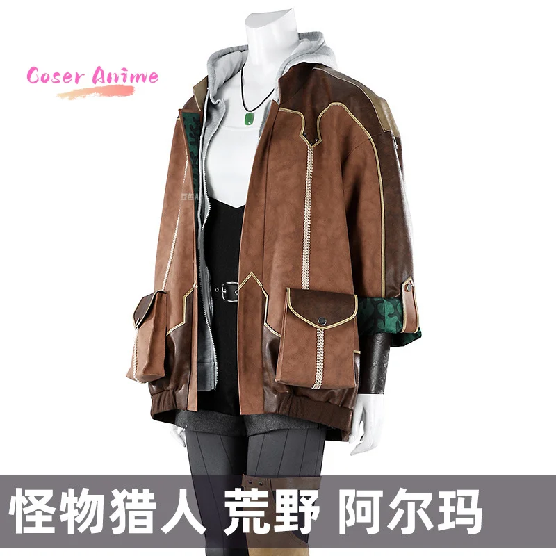 Альма Косплей Костюм Охотник Монстров Диких Фантазия Хэллоуин Карнавальные Вечерние Наряды