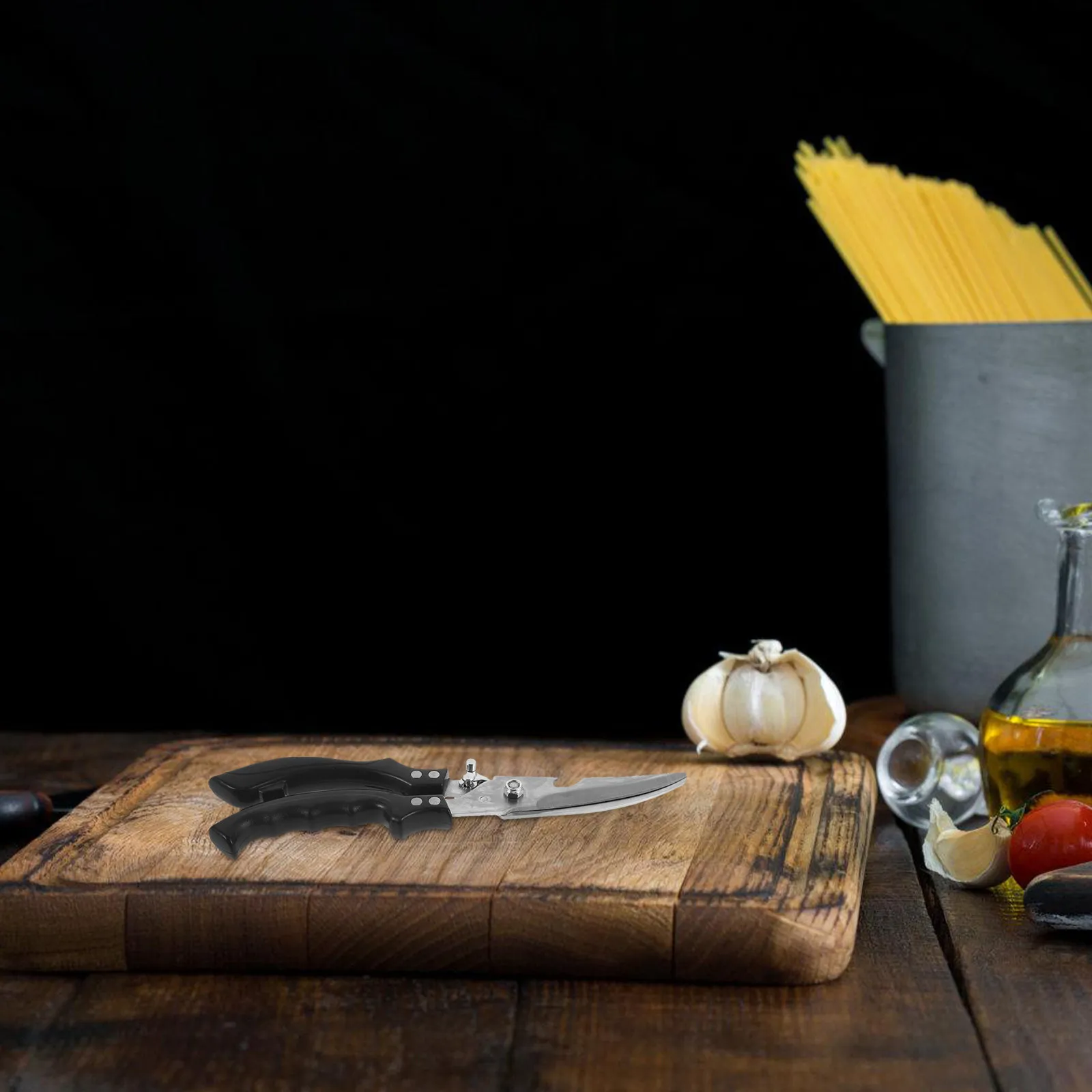 

Chicken Bone Scissors Stainless Steel Kitchen Scissor Multi-Purpose Food Shear Daily Use Barbecue Scissor Portable Household