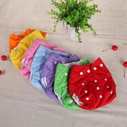 Pannolini per bambini Pannolini lavabili riutilizzabili Griglia Eco-friendly Cotone Panno per bambini Pantaloni da allenamento Pannolini di stoffa Fraldas per bambini regolabili