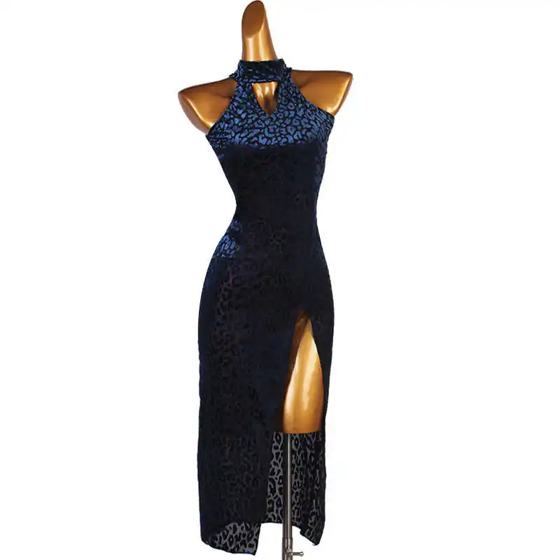 

Latin Dance Practice Clothing Line Skirt Ballroom Dress Woman Evening Girls Costume Stage Outfit Dancing Performance Competition