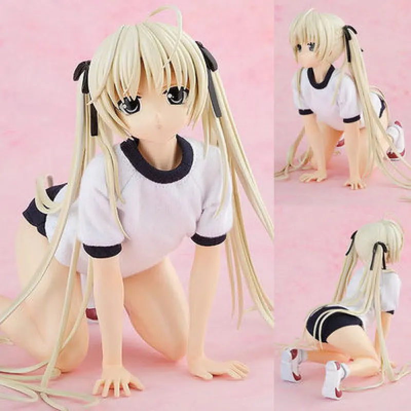 12CM game Anime Yosuga no Sora Kasugano Detachable Gymnastics suit PVC Action figure Model toys Ornaments collection fans gifts