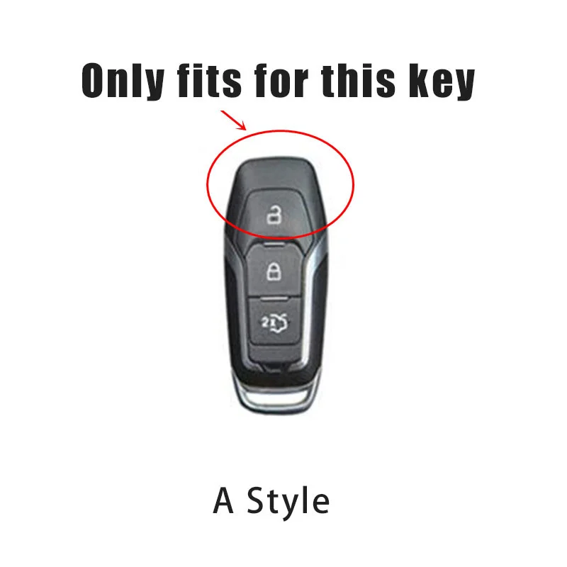 Fashion Alloy Car Key Case Cover Shell ProtectorFor Ford Focus 3 4 ST Mondeo 5 MK5 Mustang F-150 Explorer Edge Fiesta Kuga MK34 - view 2