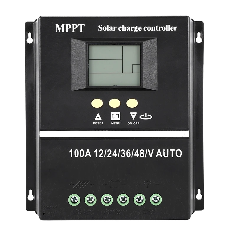 PWM 12V 24V 36V 48V AUTO Solar Panel Charge Controller Solar PV Battery Charger With LCD MPPT Solar Controller