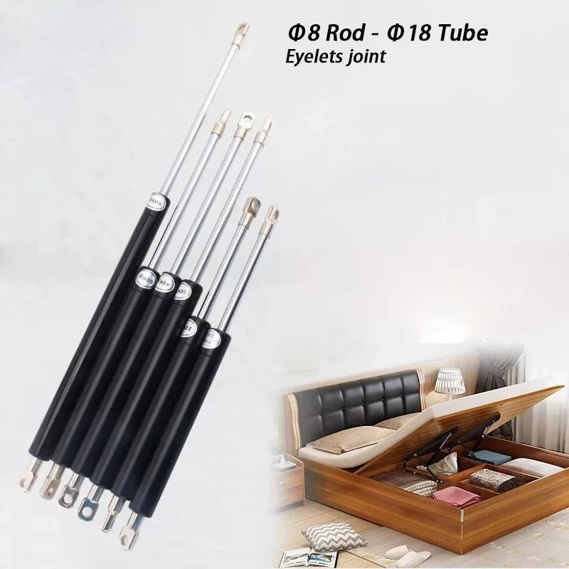 

1PC 100-500N EL 150-600mm Universal Gas Strut Lift Support Tonneau Cover Truck Bed Cover Motorhome Door RV Compartment Truck Cap