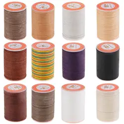 12 Colors 0.45mm Durable Leather Sewing Waxed Thread Cord for DIY Handicraft Tool Hand Stitching Thread 85 Meters