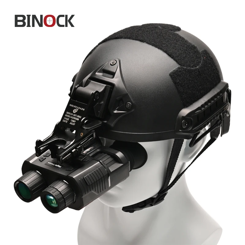 BINOCK infrared NV8000 3D Gen2 defogging mirror tactical helmet night vision scope with helmet night vision device For hunting