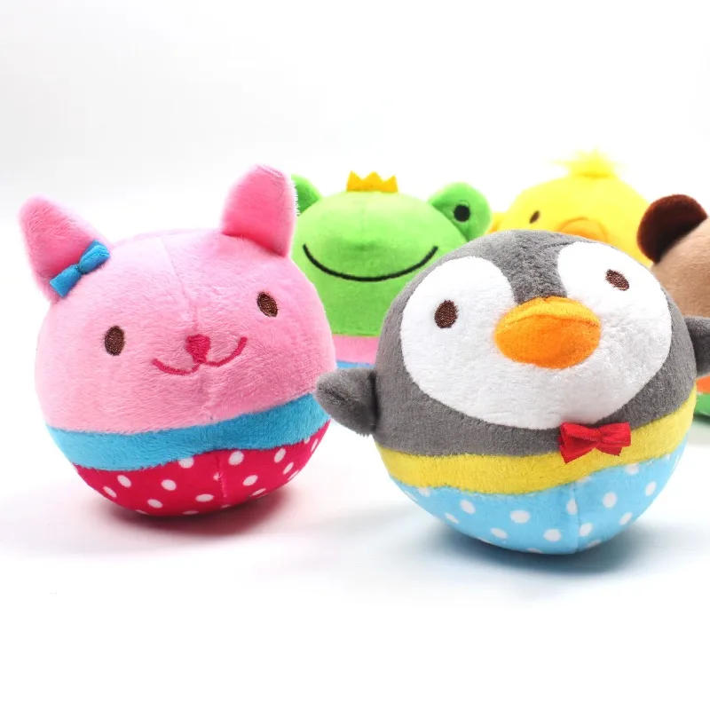 

Plush Dog Toy for Small Medium Pets Funny Interactive Squeaky Toys Cow/Pig Shape Stuffed Dog Chew Toy Supplies