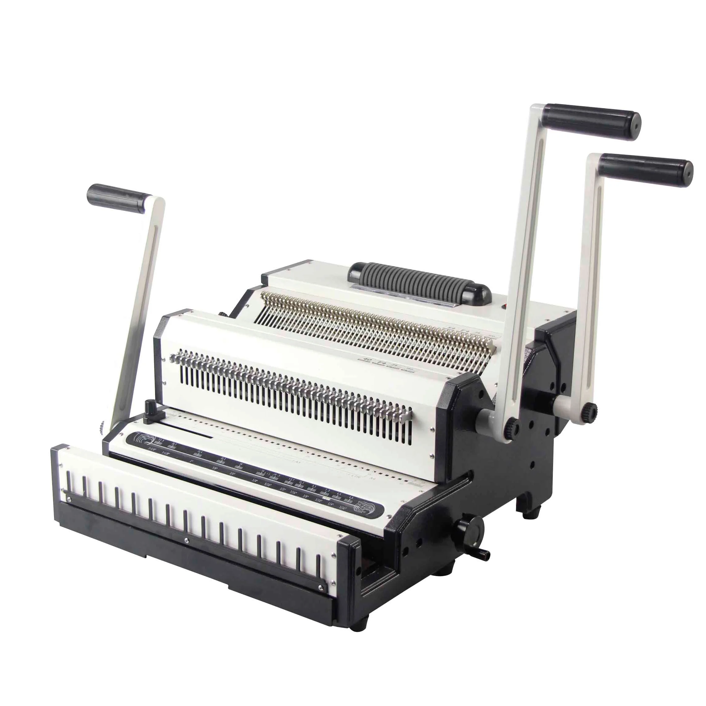 Multi-functional 2 IN 1 Spiral Coil and Double Wire Binding Machine