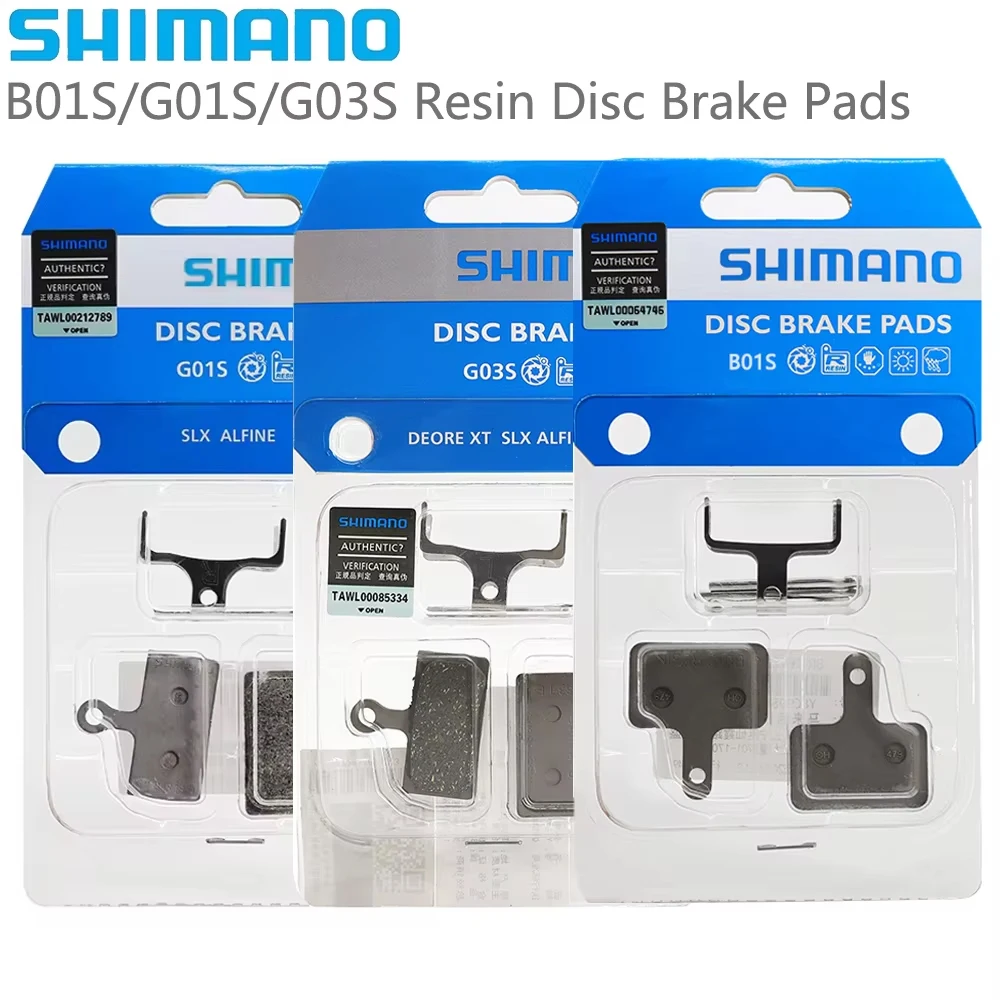 SHIMANO B01S G01S G03S Brake Pads Resin Disc Brake Pads for MTB Bike BR-M485 M445 M446 M447 M395 M355 M575 M475 Bicycle Parts