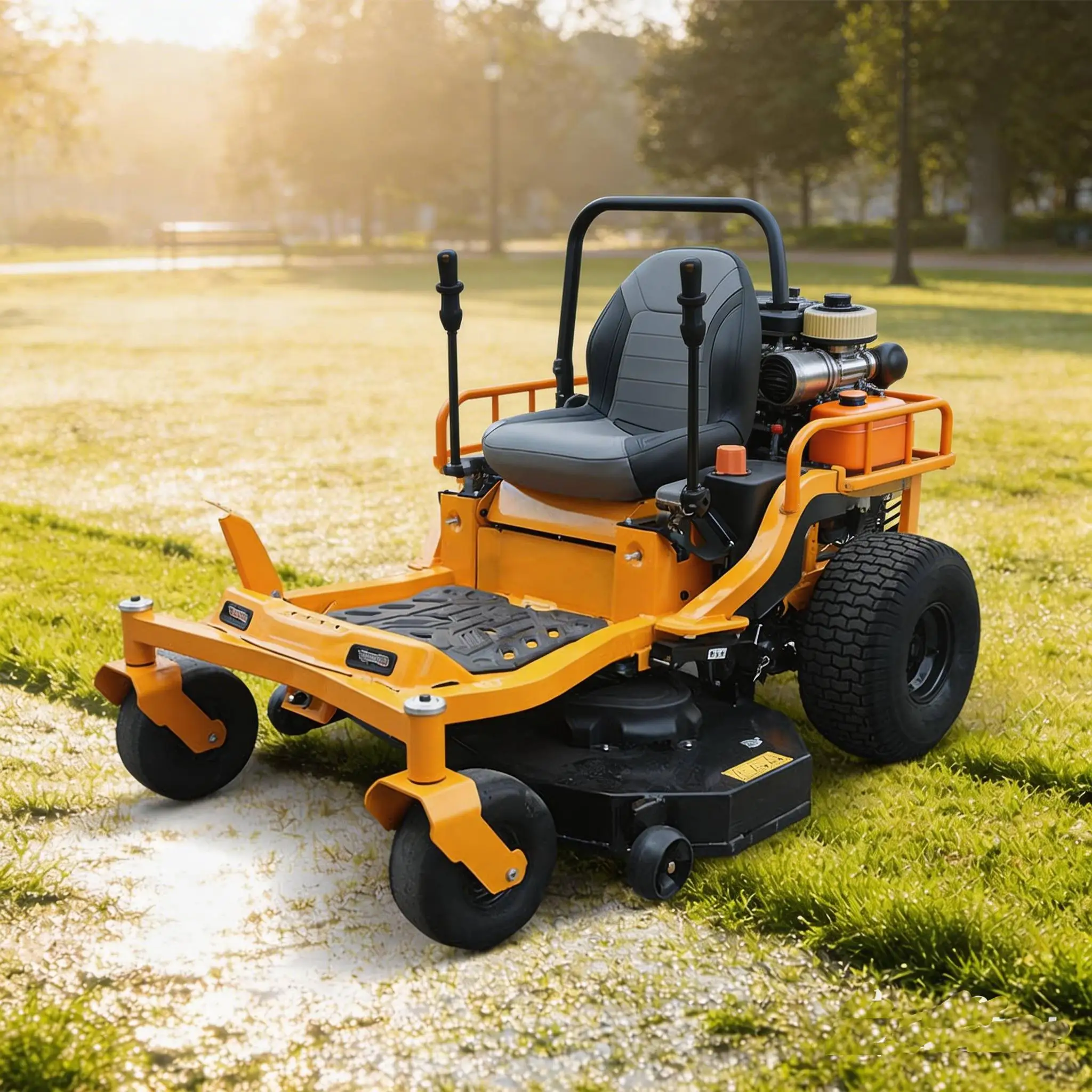 Heavy Duty 72 Inch Zero Turn Lawn Mower with 25HP Engine and Roll Bar for Rough Terrain Zero Turn Lawn Mower