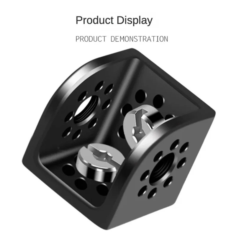 Accesorios de extensión de fotografía cuadrada triangular, adaptador de Monitor de transmisión de imágenes 3/8, soporte para cámara, funda para cámara SLR
