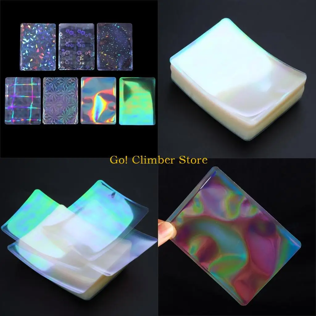 

Q84C 100pcs Cards Rideves Transparent Top Loader Holder Holder Holder Cards Holder