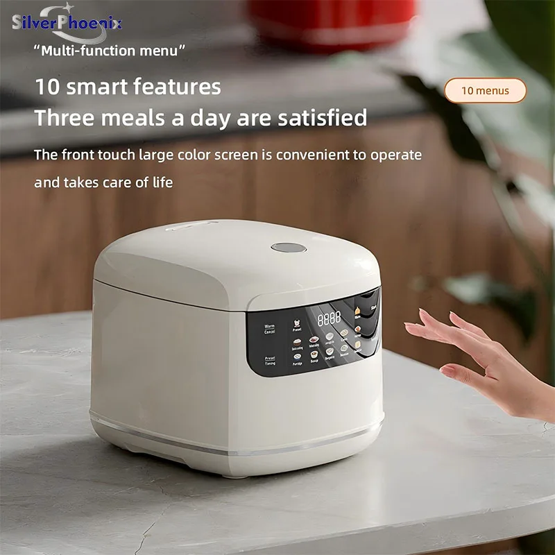 

Multifuncional Cooker Electric Rice Cooker Non-Stick Pot 1-3 People Mini Cooking Machine Steamed Smart Rice Cooker Kitchen 2L