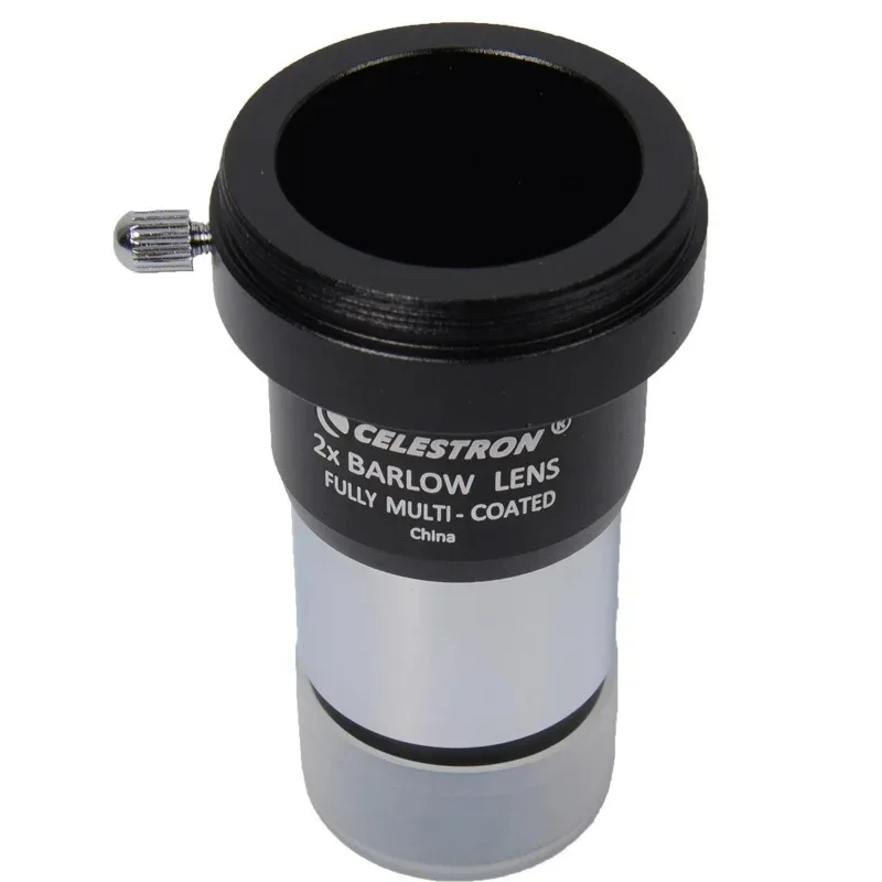 Celestron 2x Barlow Eyepiece 1.25 Inch Telescope Accessory Inserts Dual Diagonal Lens for Enhanced Stargazing And