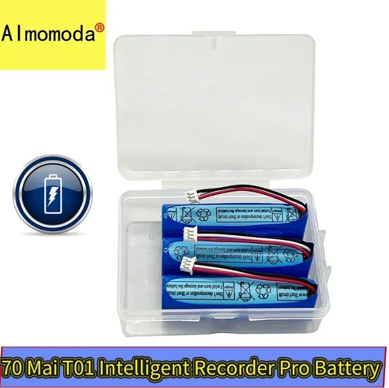 100%Original The latest high-performance battery suitable for 70 Mai T01 intelligent recorder Pro driving recorder A500A500SA800