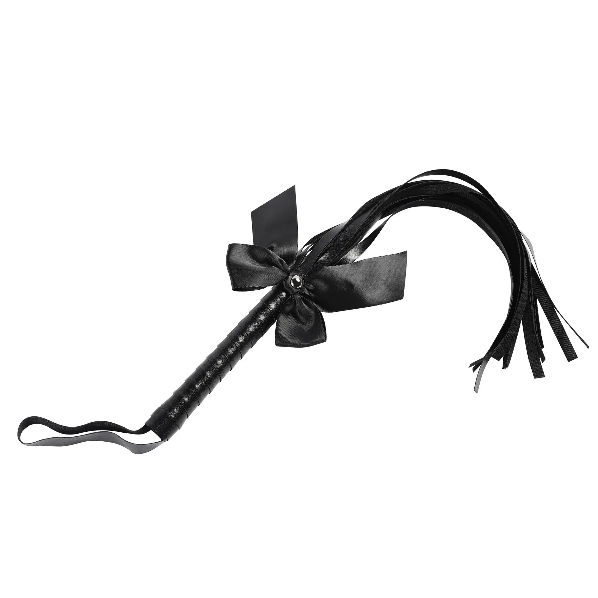 Training Punishment Bow Sex Whip Couple Flirting Supplies Bed Fun Punishment Tassel Leather Whip
