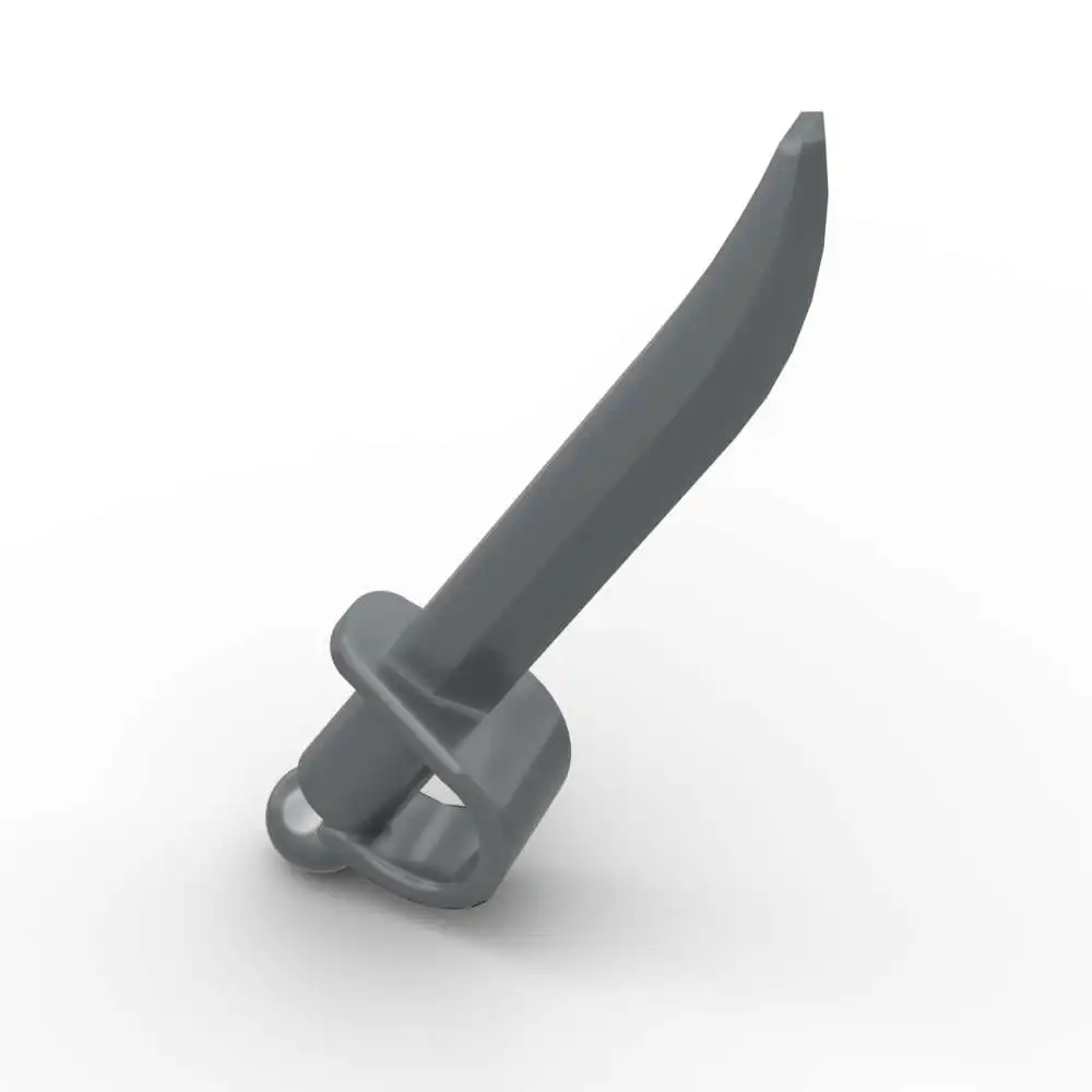 

MOC, 10 шт., часть кирпича 2530 35744, изогнутый меч, набор строительных блоков, пиратский нож, опора, рука, совместимые частицы, игрушка «сделай сам», подарок для детей