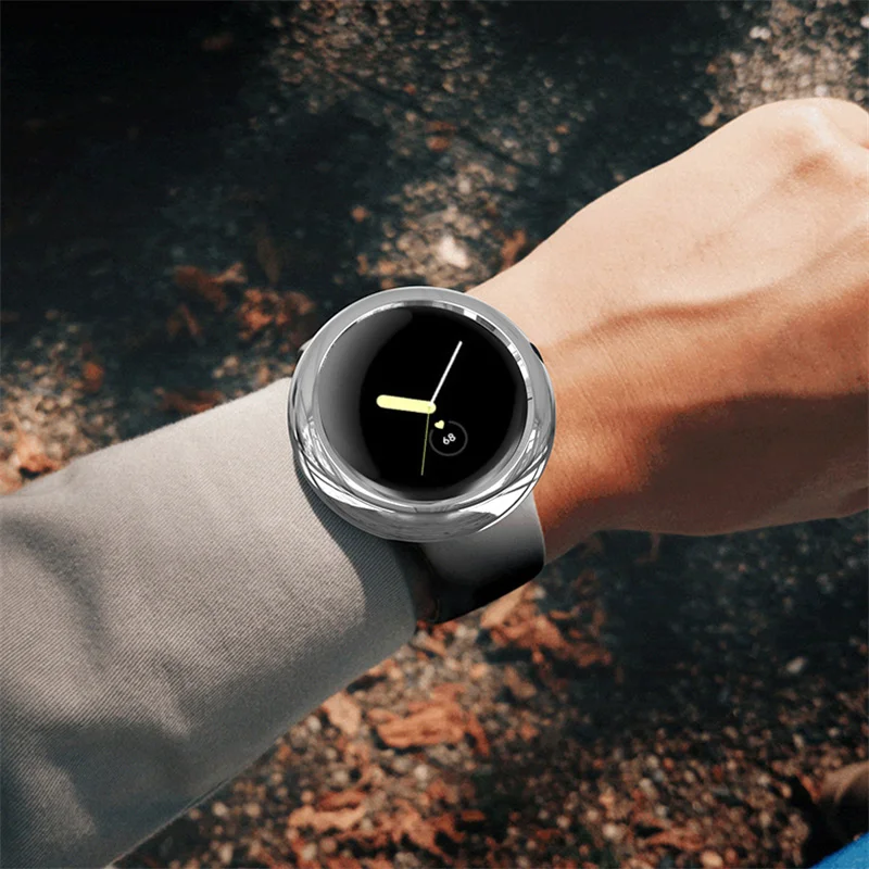 Case For Google Pixel Watch 2 1 Full Cover Protective Flexible TPU Shell Shockproof Touch Sensitive HD Screen Protector Bumper