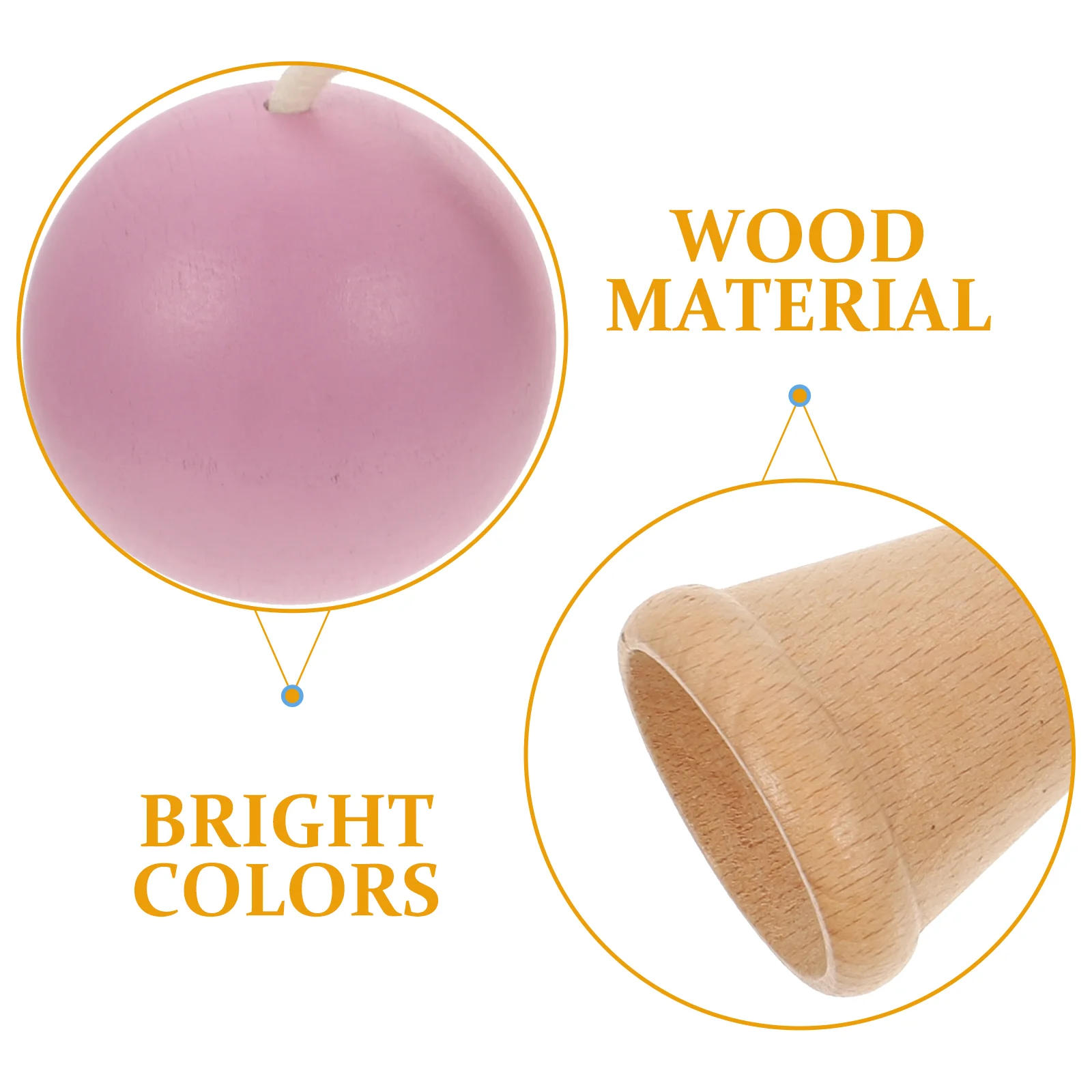 Geschicklichkeitsball Holz Kendama Spielzeug Koordination Übungszubehör Kinder Interaktives Kinderzubehör Baby Sportspielzeug