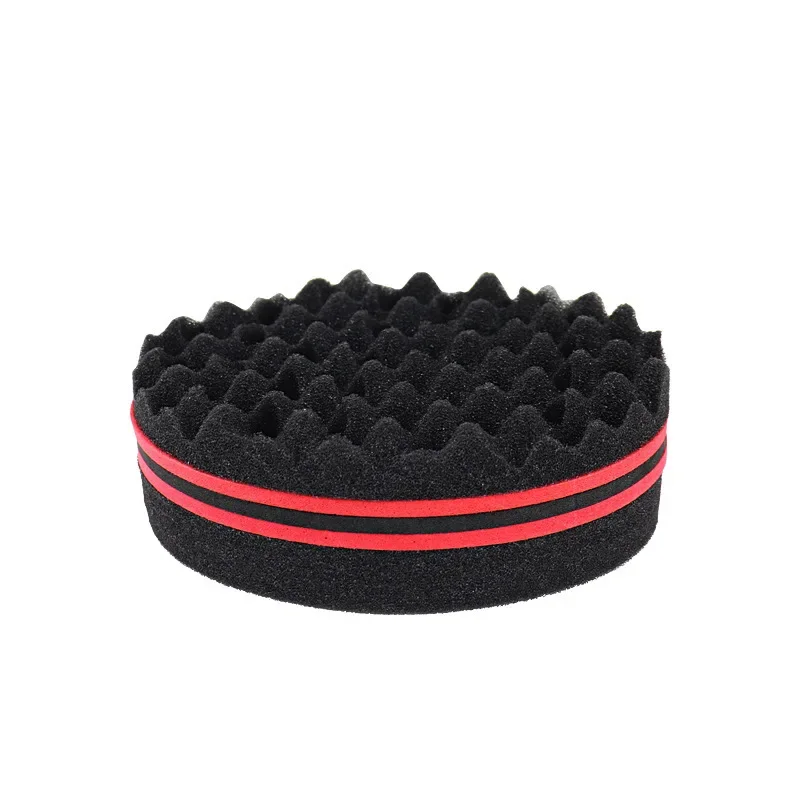 

New Double-Sided Magic Twisted Hairbrush Sponge Fashion Styling Oval Dual Use Perforated Curly Sponge Wave Roll Washable Tool