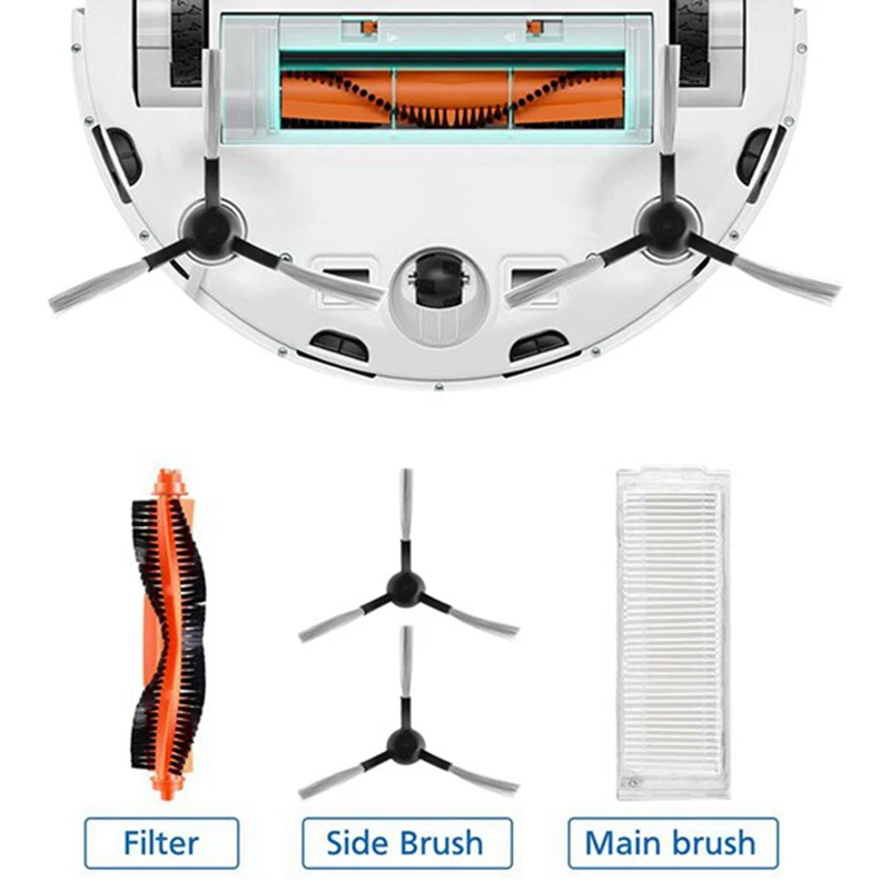 16 peças kit para xiaomi mi robô aspirador de pó pro stytj02ym 2s 3c viomi v2 v3 se conga 3490 3690 aspirador de pó