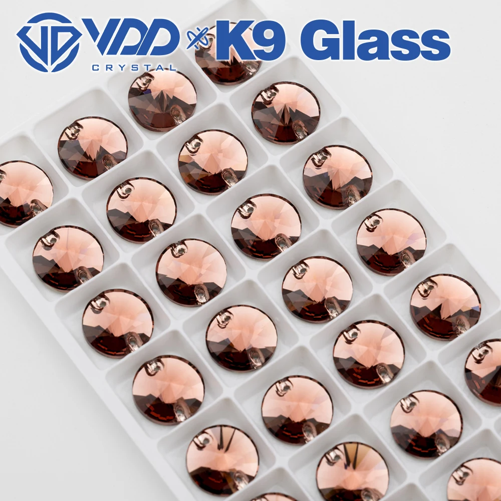 VDD Rivoli S111 Weinrot, hochwertige K9-Glas-Strasssteine zum Aufnähen, Nähkristalle, Steine für Kleidung, Bastelarbeiten, Kunsthandwerk, Hochzeitskleider – Detail 5