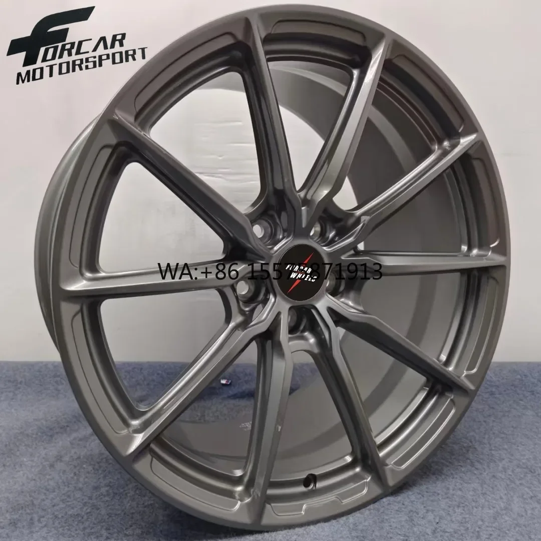 

Высококачественные цельные диски Forcar Motorsport из алюминия T6061 цвета оружейной стали, 17, 18, 19, 20, 21, 22 дюйма, для легковых автомобилей