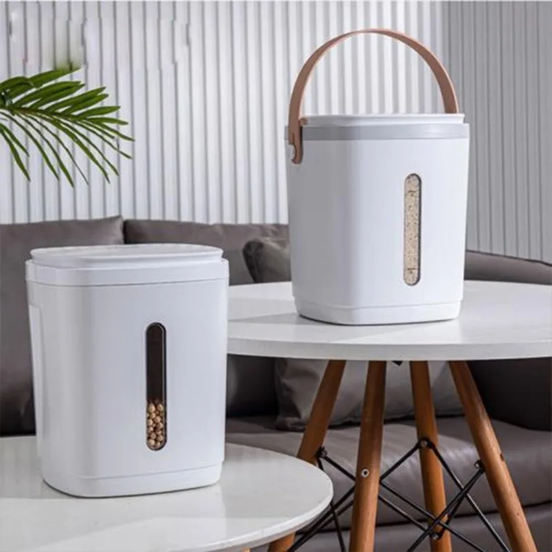 

Airtight Food Storage Jar, Vacuum Grain Container with Pump, Pest-Proof Moisture-Proof Sealed Canister for Kitchen Pantry