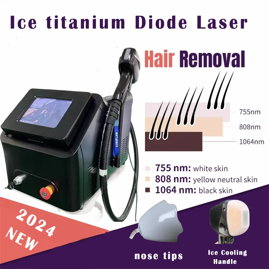 50 million Flashes Laser Epilator Laser Hot Sell Permanent Diode Laser Photoepilator Hair Removal Painless nose tips  choice