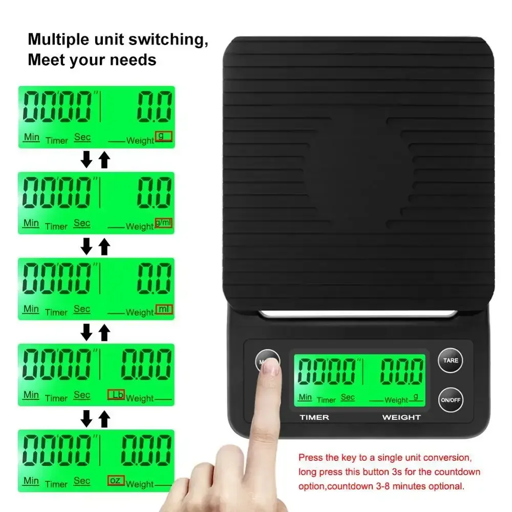 3kg/0.1g 5kg/0.1g 타이머가 있는 드립 커 - Kitchen Baking Timer 리뷰 및 가격