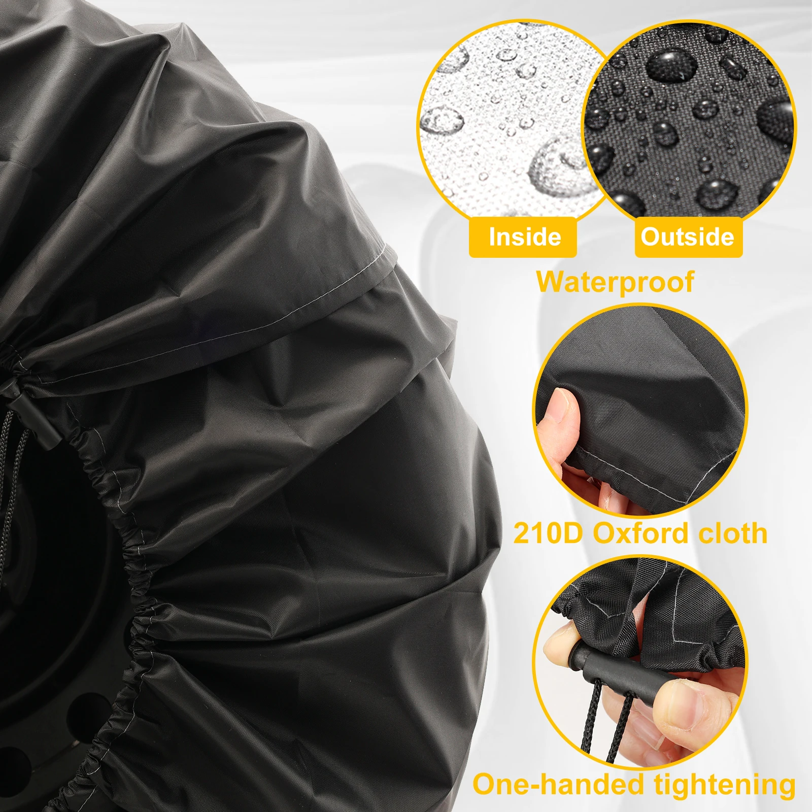 

Универсальный 15 "16" 14 "17" запасной чехол для колеса, защита от царапин, защита от ультрафиолета, водонепроницаемый для Jeep Trailer RV Camper