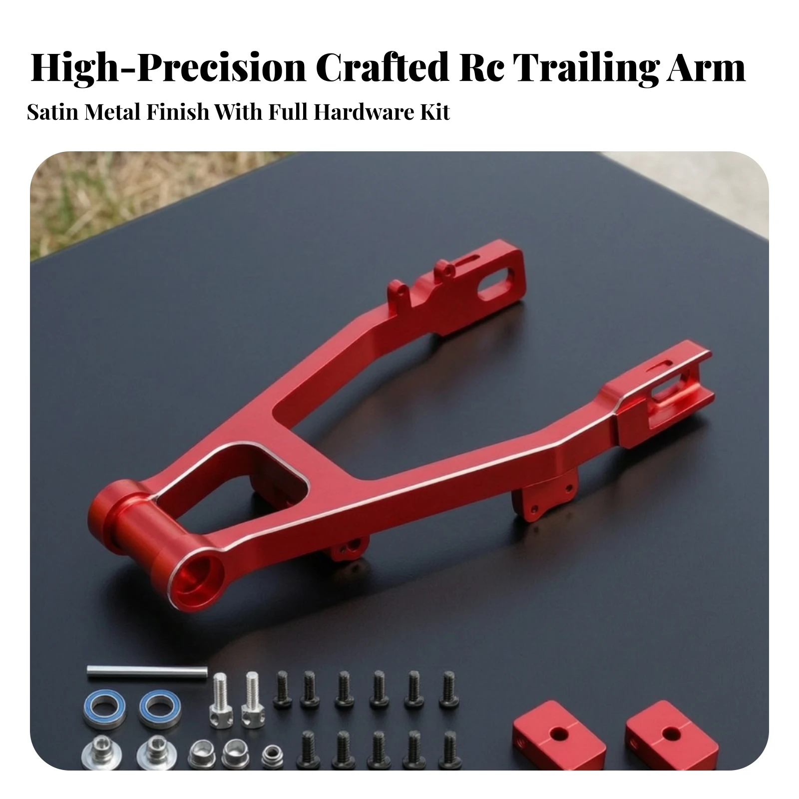 LOSI Promoto-Model Rear Swingarm Assembly Rigid Rear Swingarm with Mounting Hardware Deformation Resistant Long Service Life