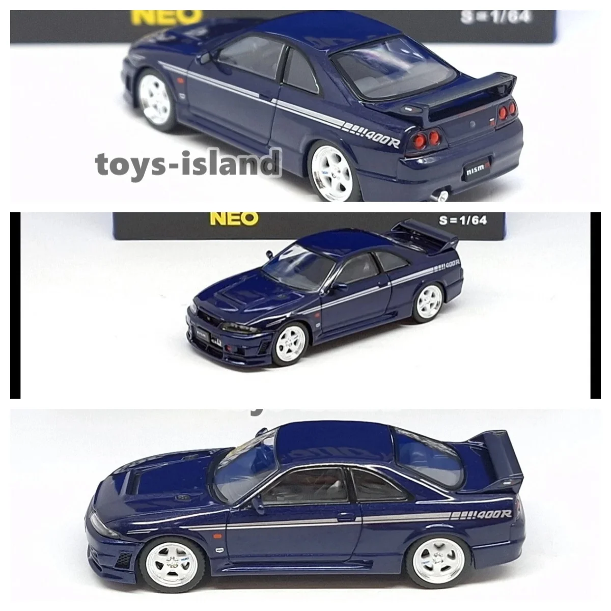 Limited Vintage LV-N305c SKYLINE GT-R R33 400R 1/64 Tomytec Diecast Model Car Alloy