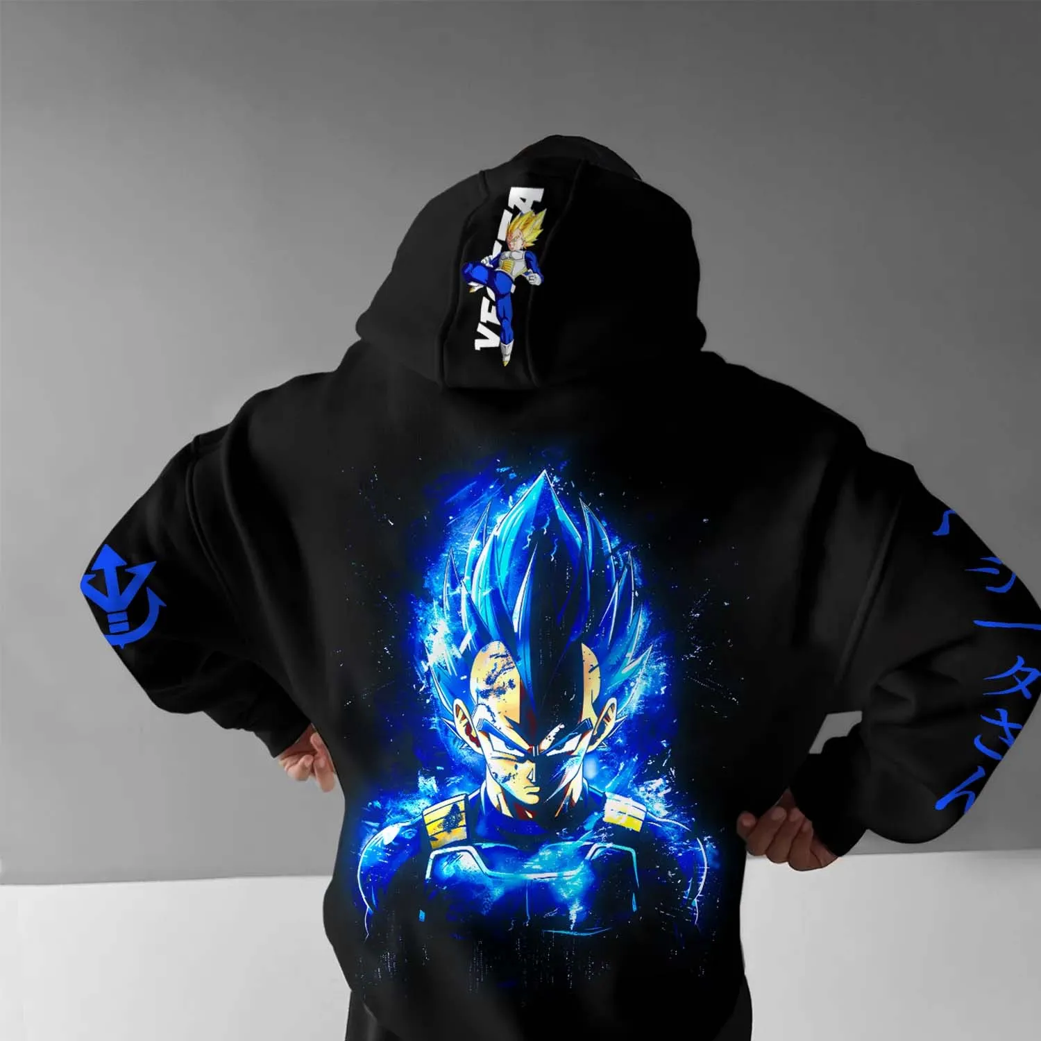 

Bandai Authorized Dragon Ball Printing Hooded Long-sleeved Warm Autumn and Winter Outdoor Casual Clothes for Men and Women