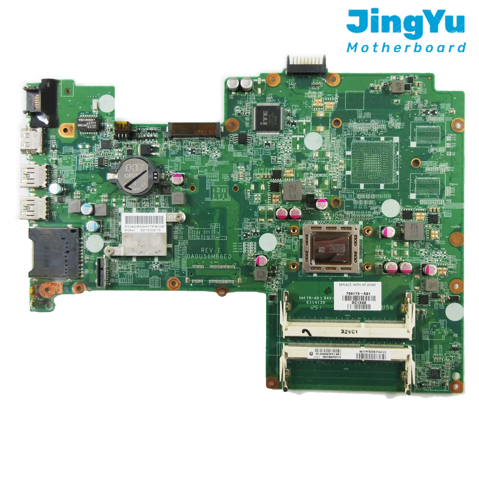 

Материнская плата для ноутбука HP Pavilion 15-B 15-Z DA0U56MB6E0 REV:e 709175-501 UMA A8-4555M CPU DDR3