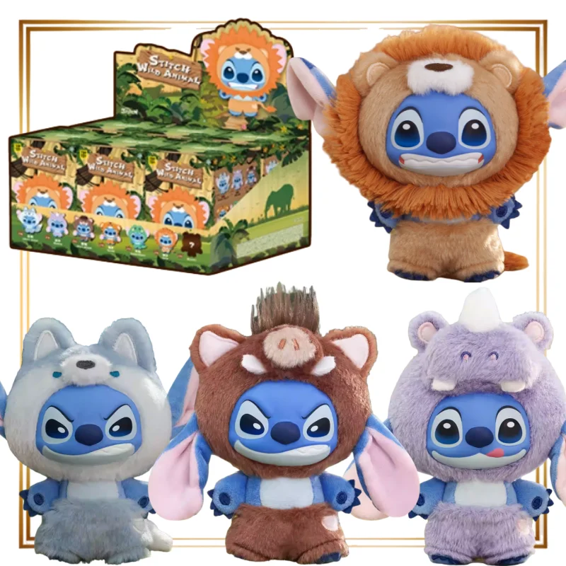 

TOPTOY Stitch Wildlife Series слепая коробка настольное украшение плюшевый брелок-сюрприз счастливая сумка Рождественский подарок аниме периферийные игрушки