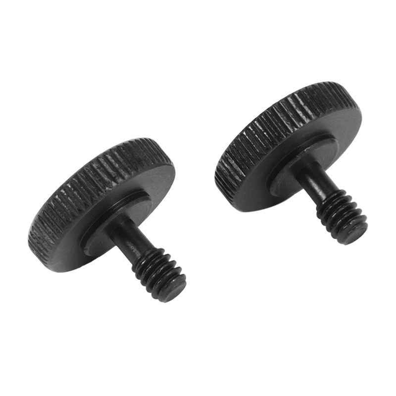 1/4 Inch Thumbscrew L Bracket Screw Mount Adapter Bottom 1/4 Inch-20 Female Thread (Pack Of 4)