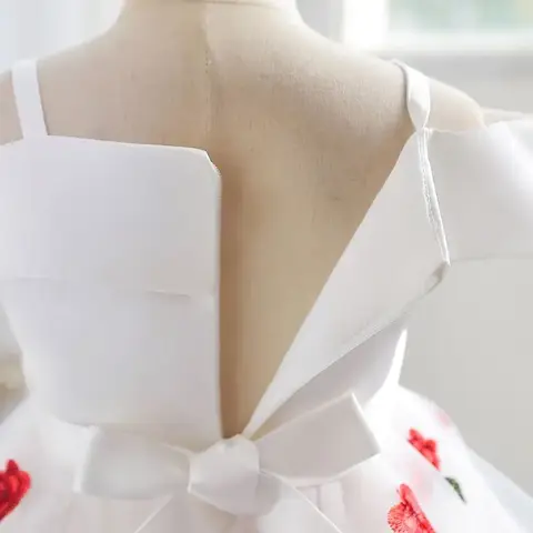 10 best sales vit flickaklänning - №7