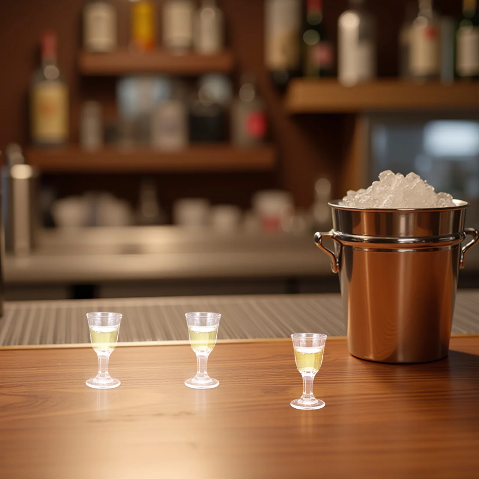 

12Pcs Transparent Glass Wine Goblets Mini Clear Sturdy Small Drinking Cups Perfect for Home Bar Party Whiskey Tequila Tasting