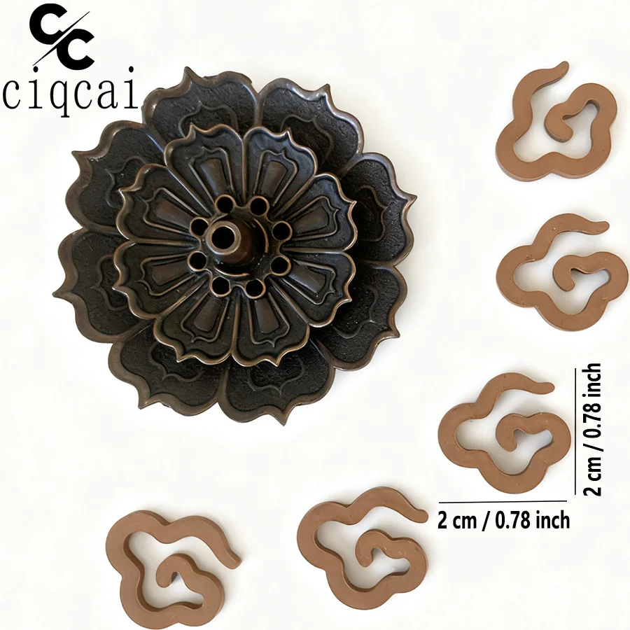 Sakura-Flavored High-Quality Classic Small Coil Incense, Purely Handmade Spiral Incense, Does Not Contain Sticky Powder, Dissolves in Water, Has a Rich and Natural Fragrance, 42 Pieces/Bottle, Portable Packaging, Convenient for Carrying, Suitable for Home and Outdoor Use