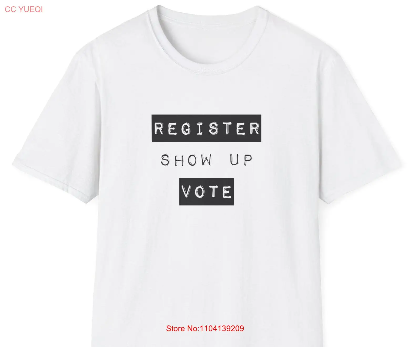 تسجيل عرض التصويت تي شيرت للجميع الحصول على التصويت المسجل بأكمام طويلة أو قصيرة