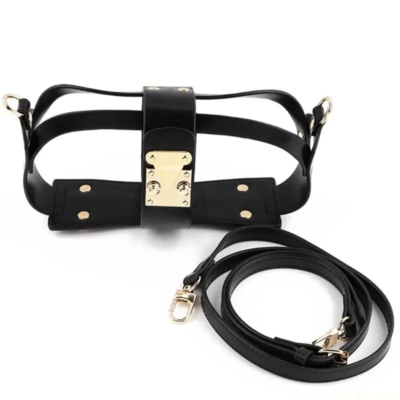 x90d-adjustable-shoulder-strap-hollow-tote-bag-bag-set-pu-encasement-conversion-diy-crossbody-bag-accessories