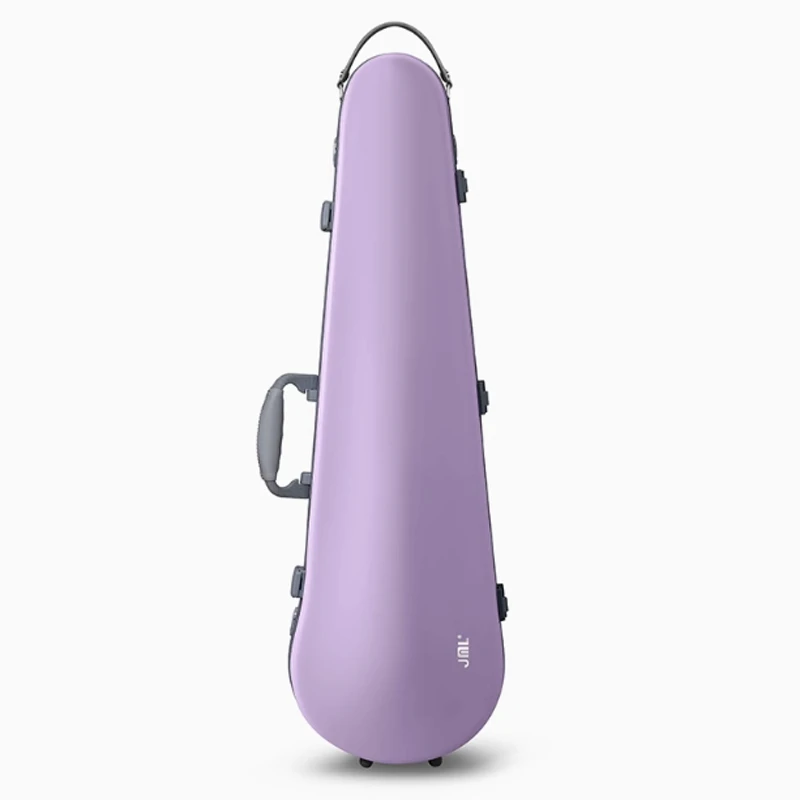 Ultra-Light Carbon Fiber  Triangle Violin Case Skin-Like Touch Paint Wear-Resistant Instruments Accessory Candy-colored