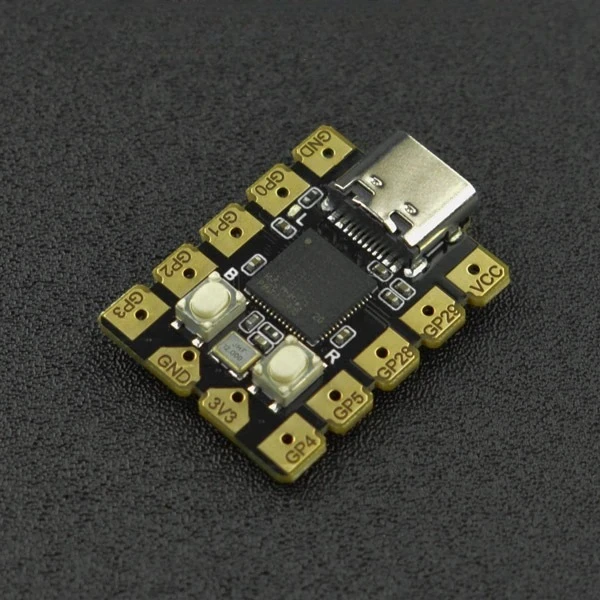 Controlador RP2040 equipado con chip RP2040