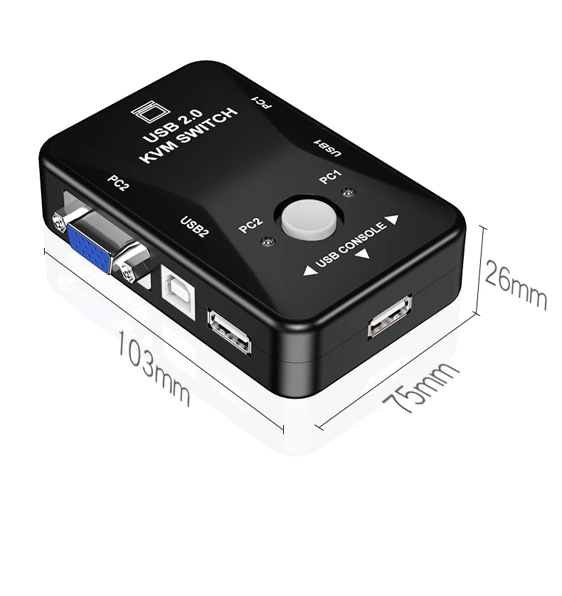 Conmutador KVM USB con selección de vídeo VGA SVGA - imagen 5