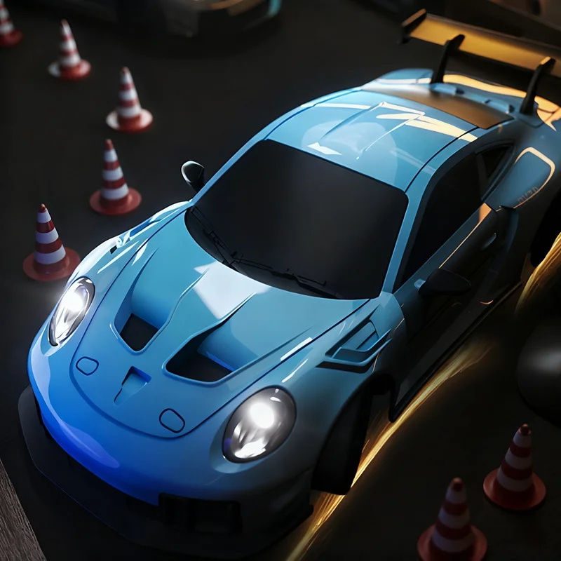 

New High-Speed RC Four-Wheel Drive Drift Car Remote Control Racing Model Toy for Boys Ideal Birthday Gift SU7/911 Variable Speed