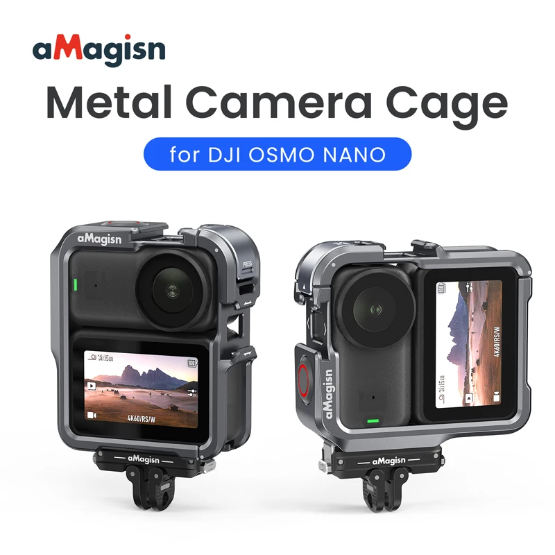 

Aluminium Alloy Frame For DJI OSMO NANO Camera Metal Quick-release Expansion Rabbit Cage For Nano Protective Housing Accessories